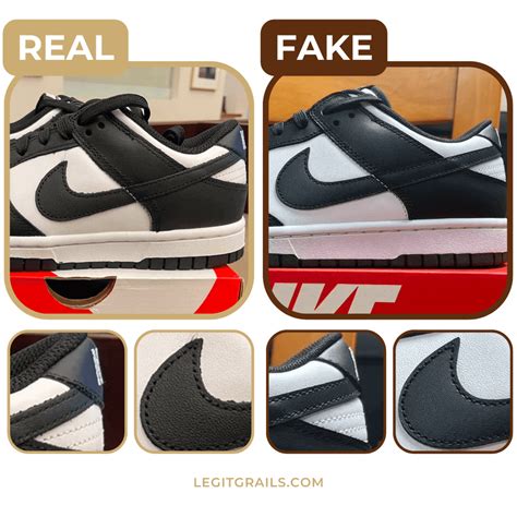 nike dunk high panda fake vs real|panda dunks real or real.